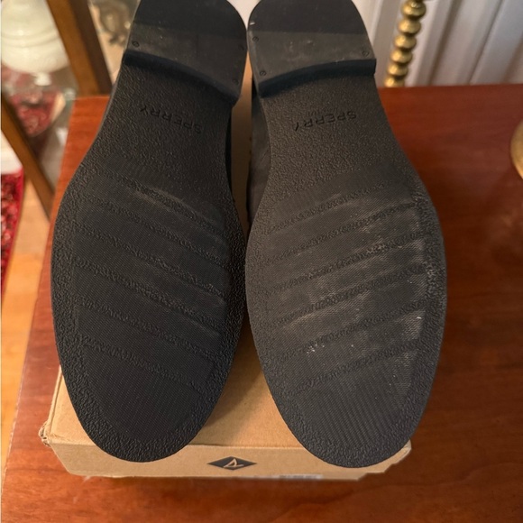 Sperry Seaport Levy Black Suede Leather Womens Loafers New Size 9 - Picture 6 of 6